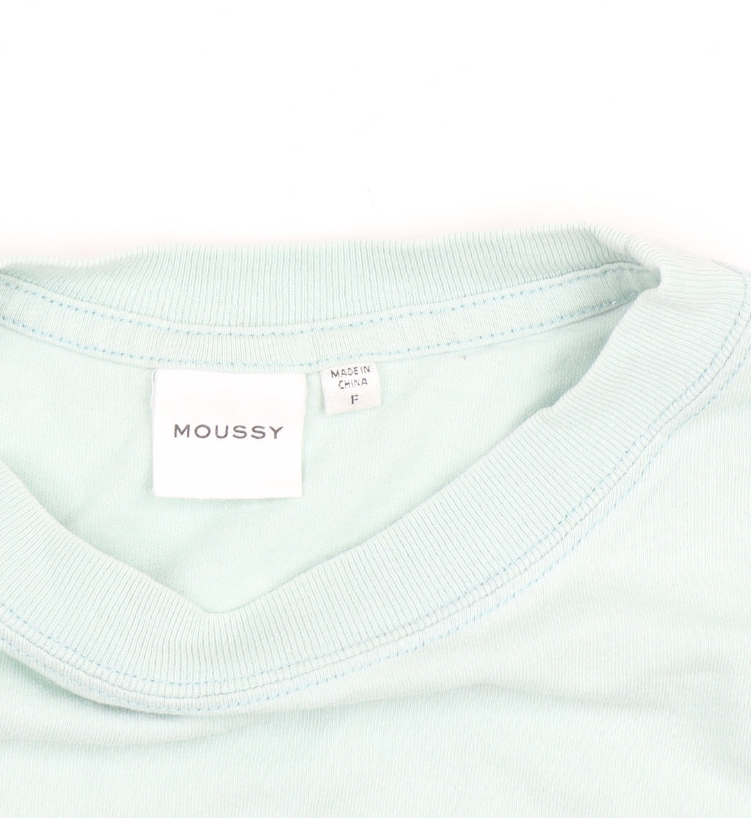 MOUSSY Men's Blue Graphic Print Cotton T-Shirt Size M