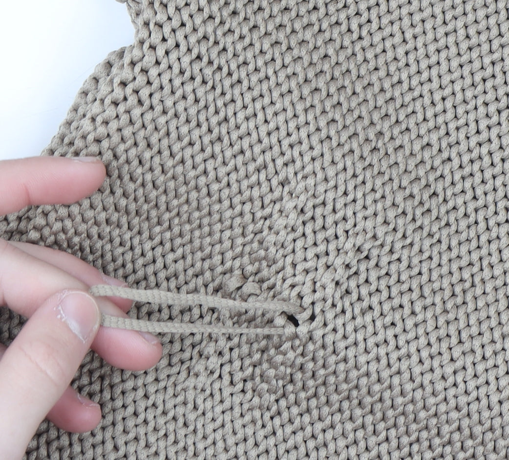 Marks & Spencer Women’s Beige Asymmetrical Knit Jumper M