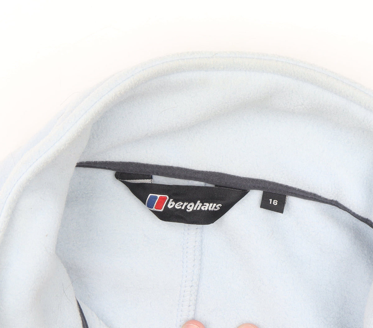 Berghaus Women’s Light Blue Full Zip Fleece Jacket Size 16