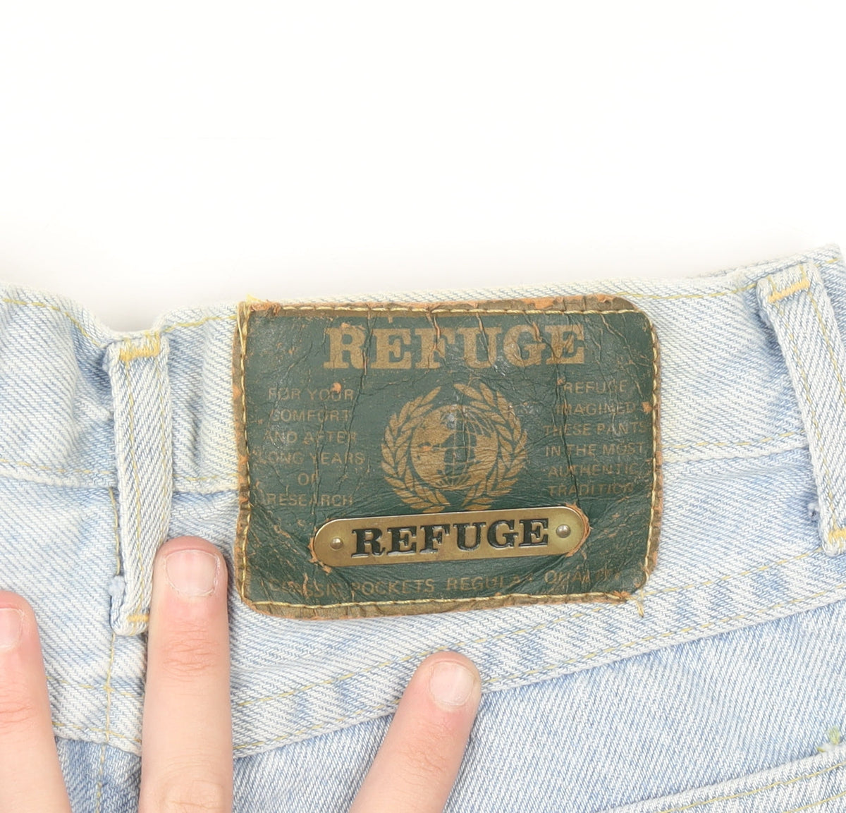 Refuge Womens Blue High Rise Mom Jeans Size 25 Relaxed Fit Denim
