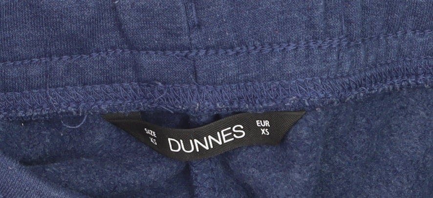 Dunnes Men's Blue XS Jogger Sweatpants Elastic Waist Fleece Lined