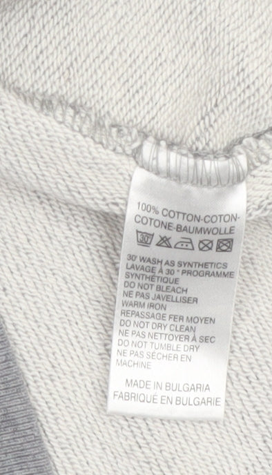 Paul Smith Men's Grey XL Crew Neck Cotton Sweatshirt