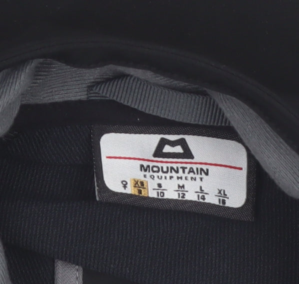 Mountain Equipment Women's Black Softshell Jacket Size 10 Windproof Outdoor