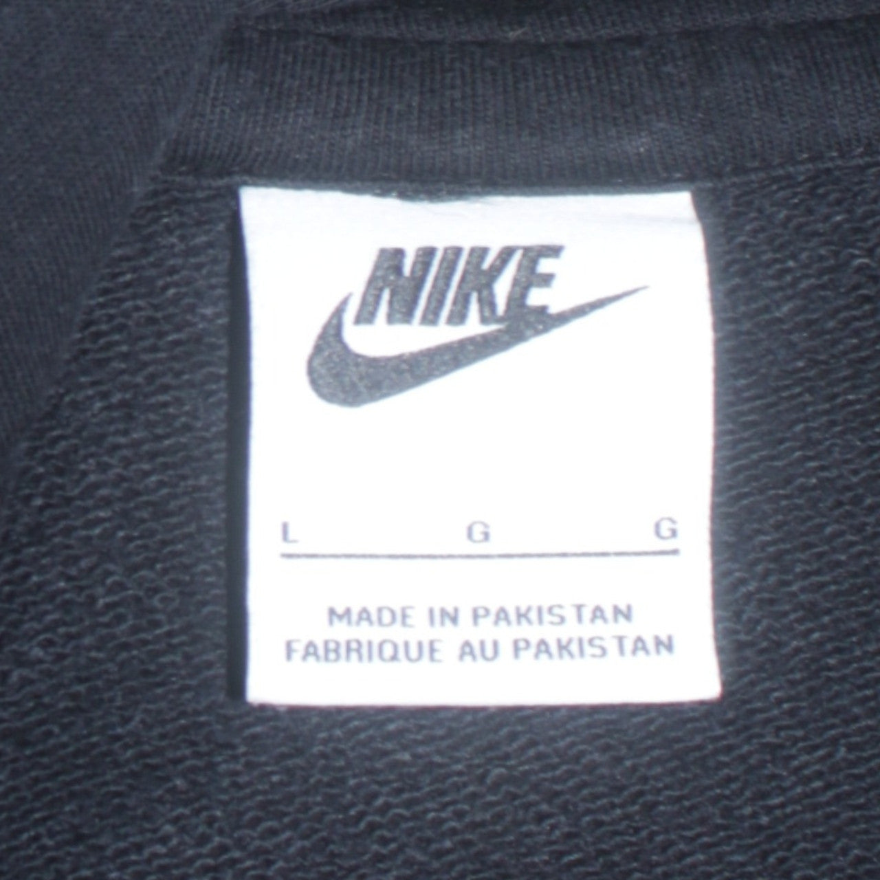 Nike Womens Black Large Pullover Hoodie Sweatshirt with Logo