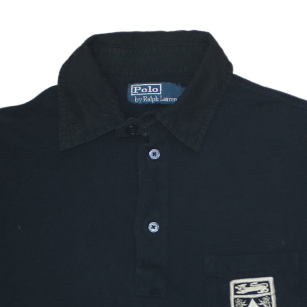Ralph Lauren Men's Black Cotton Short Sleeve Polo Shirt Size S