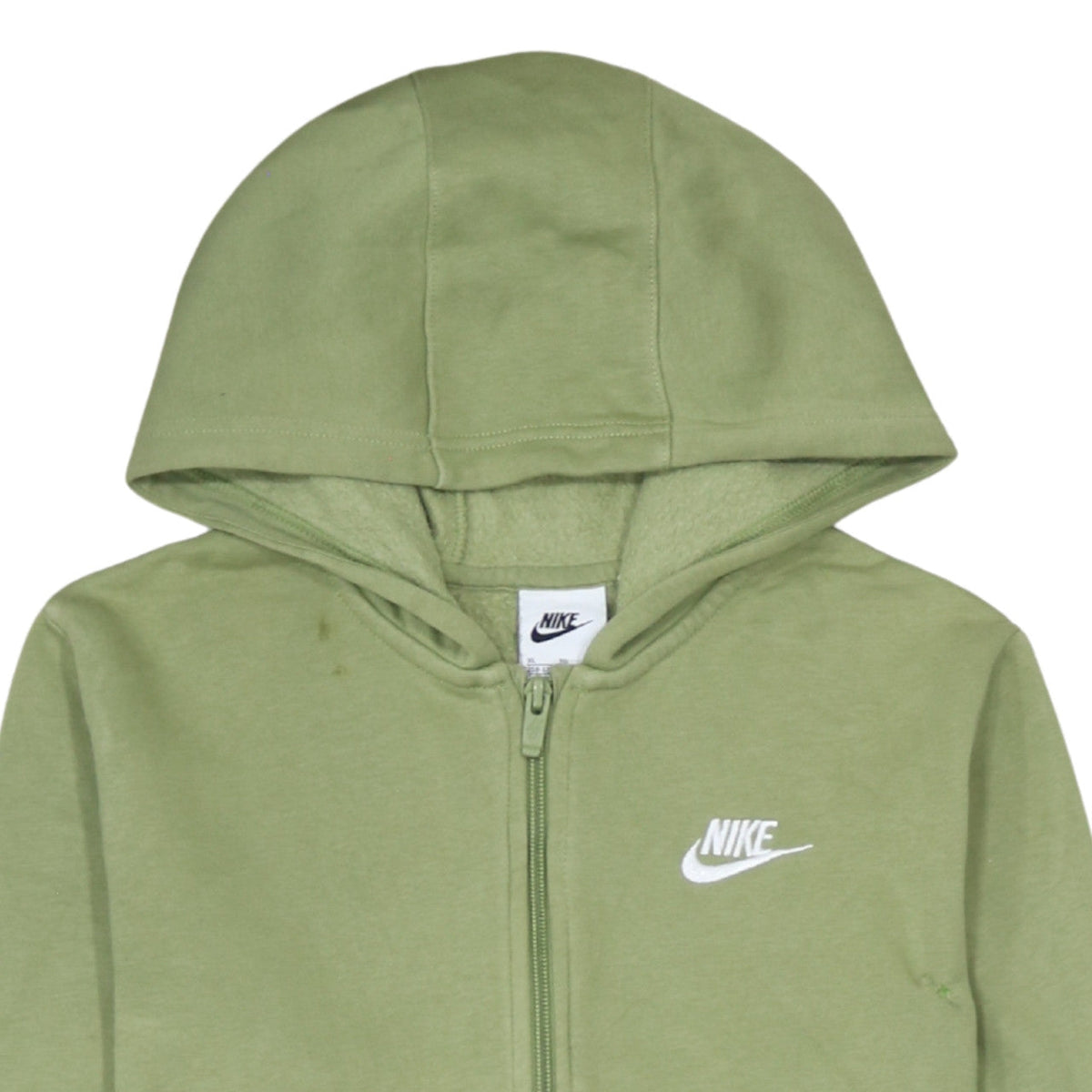 Nike Boys Green XL Full Zip Fleece Hoodie