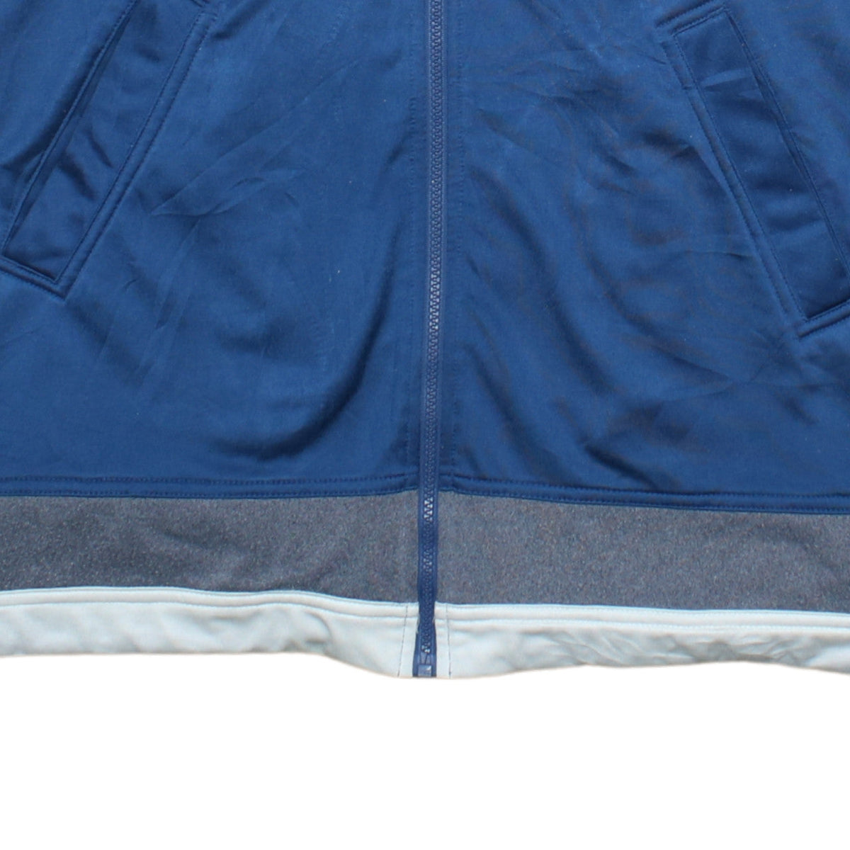 Nike Men's Blue L Track Jacket Full Zip Colourblock Sportswear