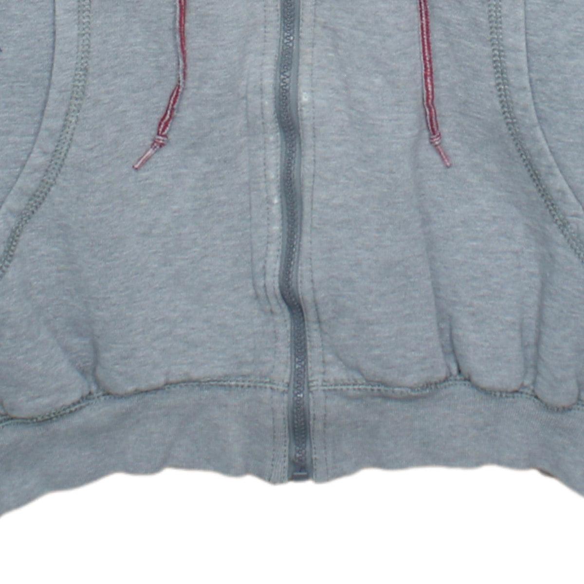 Adidas Men's Grey Full Zip Hoodie M Logo Sportswear Sweatshirt