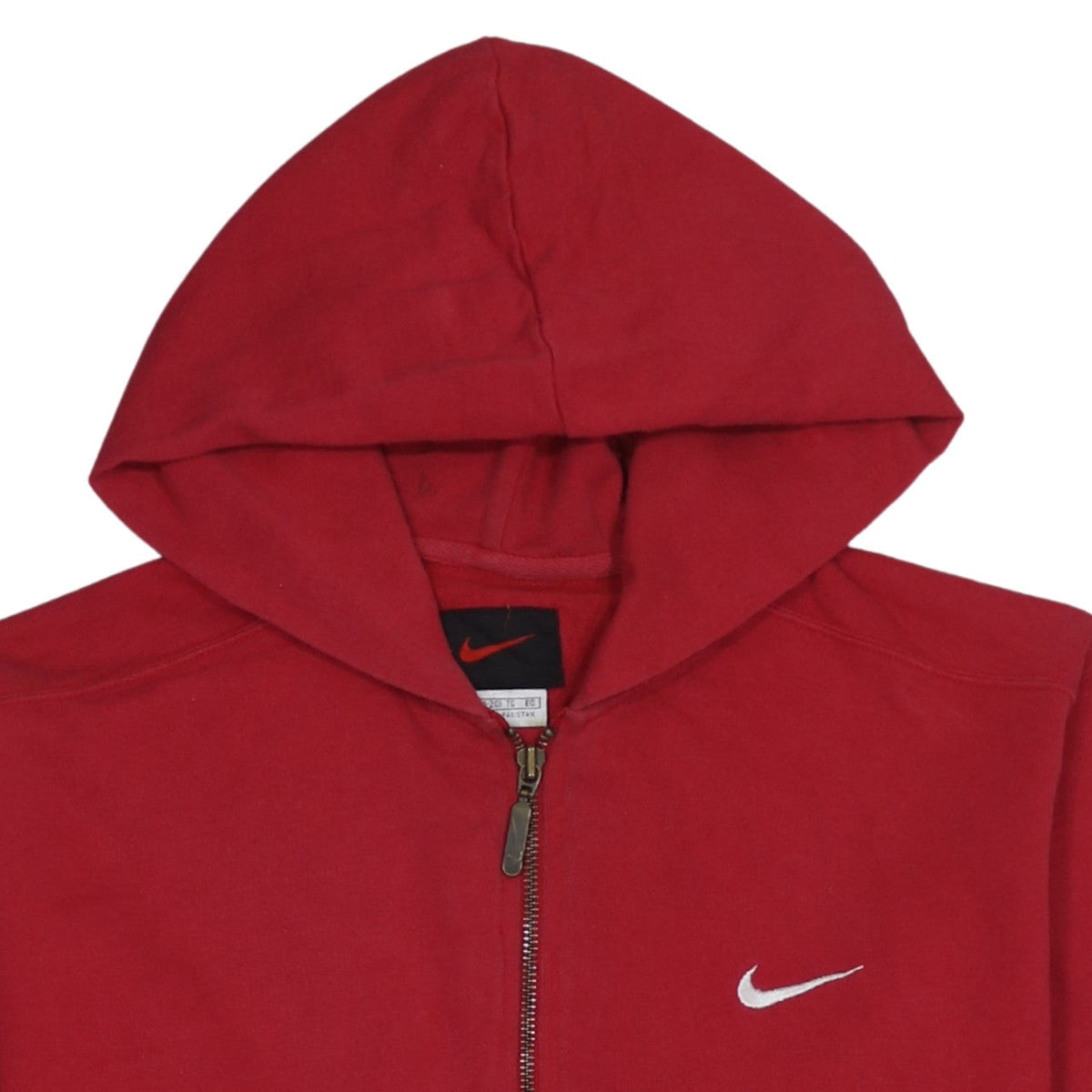 Nike Womens Red Full Zip Hoodie XL 18-20 Cotton Blend Casual