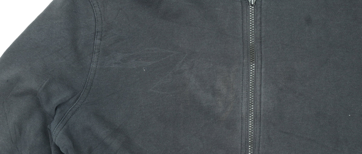 Hugo Boss Men's Black Full Zip Hoodie Size L Cotton Blend