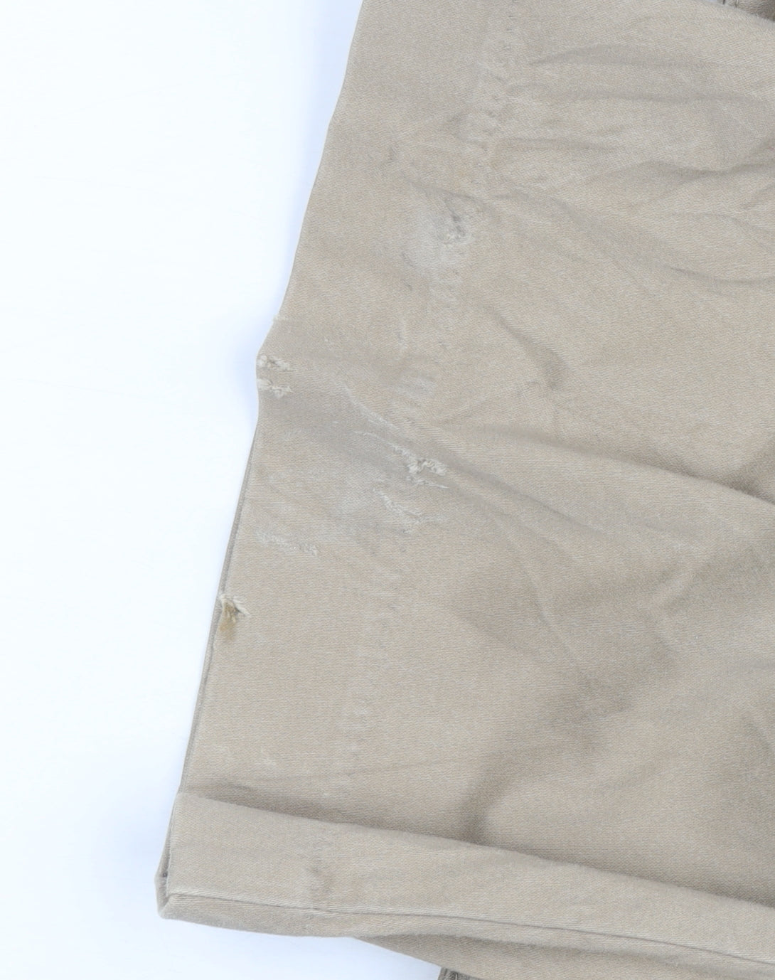 Lee Womens Beige Chino Trousers Size 18 Relaxed Fit Straight Leg