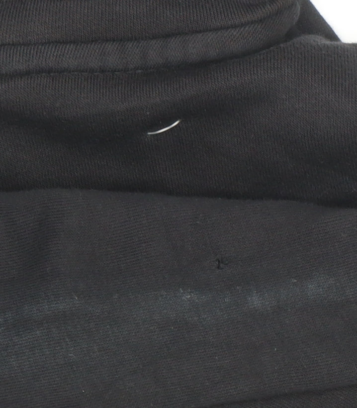 adidas Men's Black Pullover Hoodie L Logo Sportswear