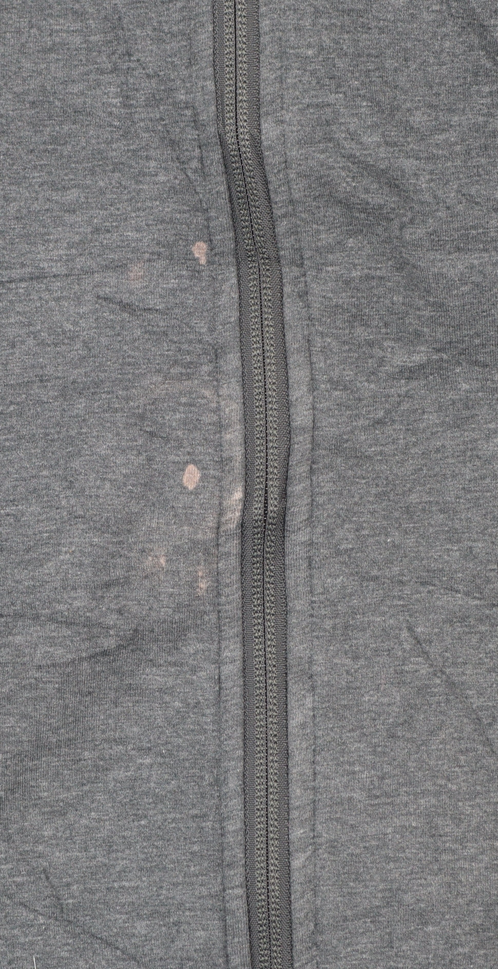 Adidas Men's Grey Full Zip Hoodie L Cotton Blend Sportswear