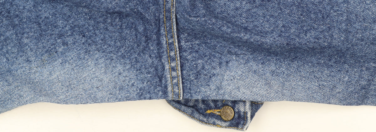 Lee Women Blue Vintage Stonewash Mom Jeans Size 22 High Rise Denim