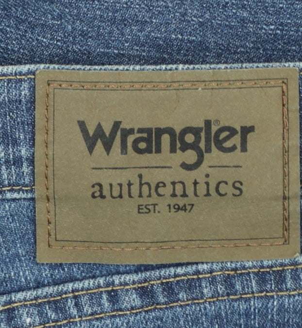 Wrangler Authentics Men Blue Straight Fit Jeans 40x29 Denim
