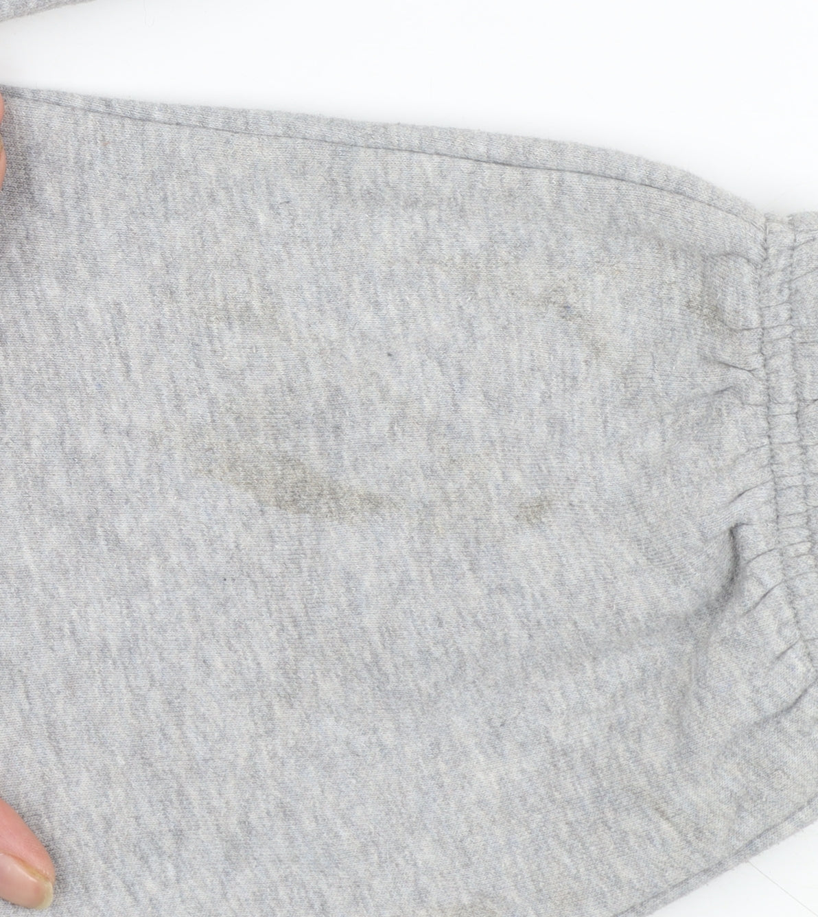Adidas Womens Grey Jogger Sweatpants Size 8 Elastic Waist Fleece