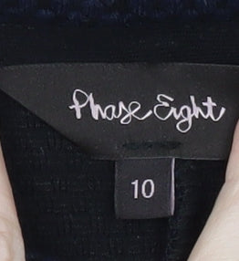 Phase Eight Women Black Size 10 Sheath Knit Dress