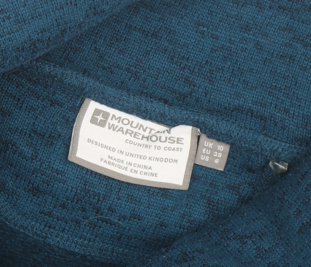 Mountain Warehouse Blue Fleece Pullover Jacket Unisex Adults S