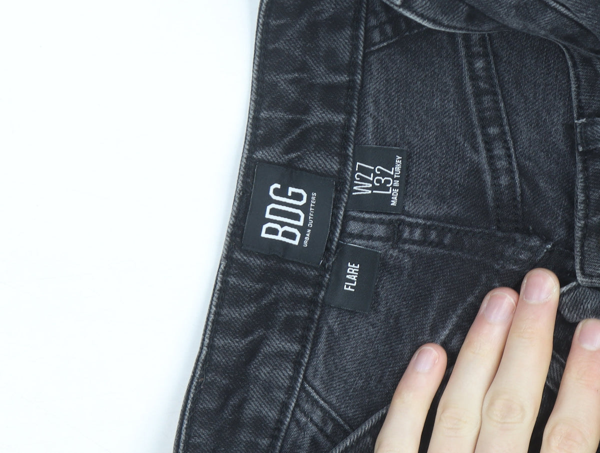 BDG Women's Black Flared High Rise Jeans Size 10 W27 L32