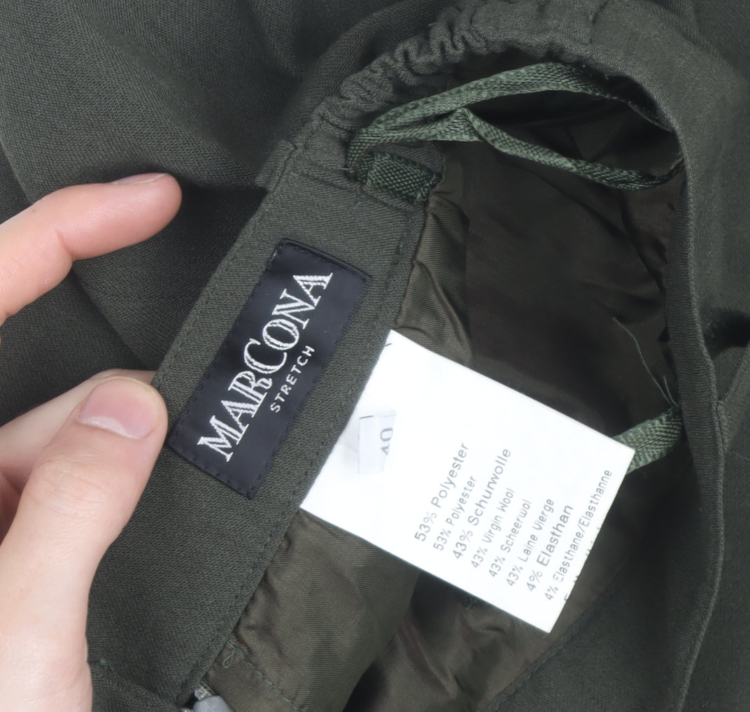 Marcona Women’s Green Wool Blend Pencil Skirt Size 12