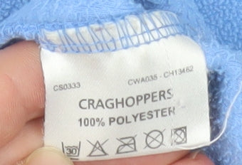 Craghoppers Womens Blue Fleece Half Zip Jacket UK 12