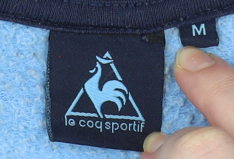 Le Coq Sportif Mens Blue Full Zip Hooded Sports Jacket Size M