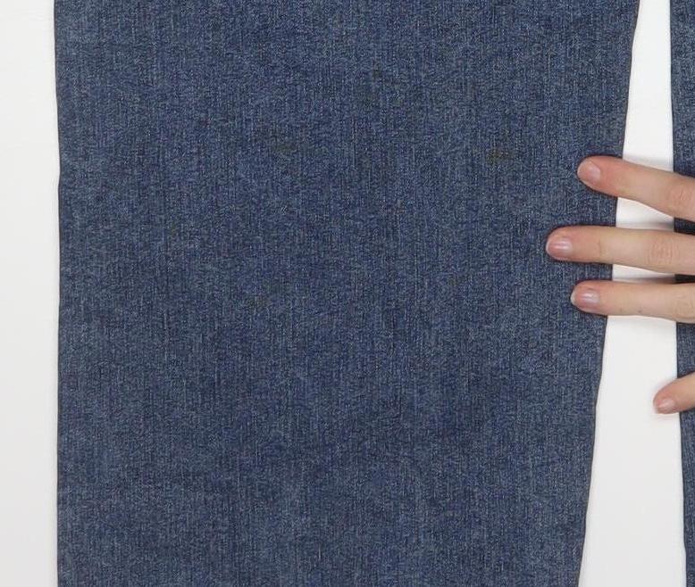 Wrangler Men's Blue Denim Straight Jeans 42x32 Regular Fit