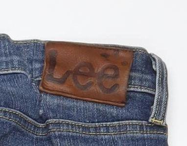 Lee Men's Blue Luke Regular Fit Straight Denim Jeans W32 L32