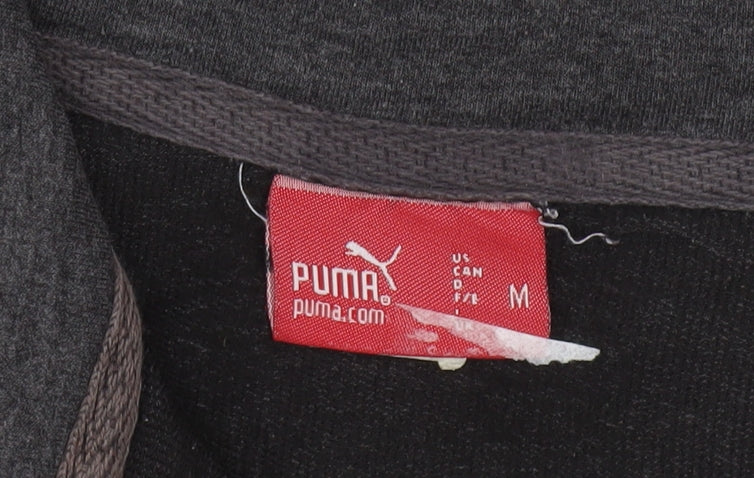 Puma Womens Grey M Track Jacket Full Zip Lightweight Sportswear