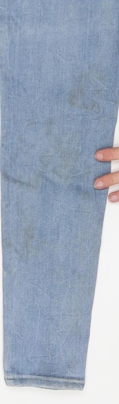 Levi's Women's Blue Mile High Super Skinny Jeans Size 25 High Rise