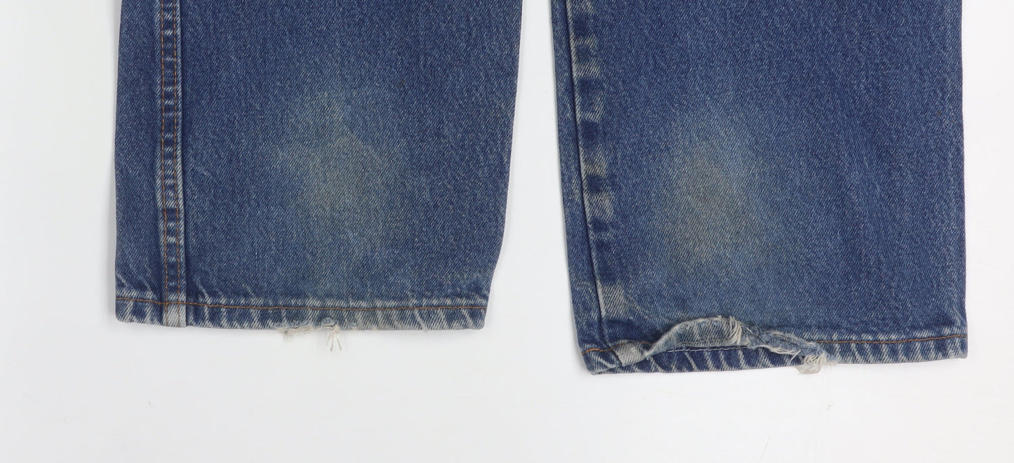 Dickies Men’s Blue Regular Fit Straight Denim Jeans 38x34
