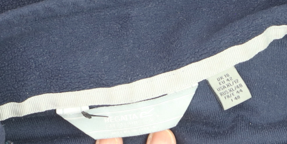 Regatta Men's Blue XL Fleece 1/4 Zip Pullover Sweatshirt Outdoor