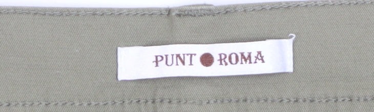 Punt Roma Women’s Green Straight Jeans Size 20 Regular Fit
