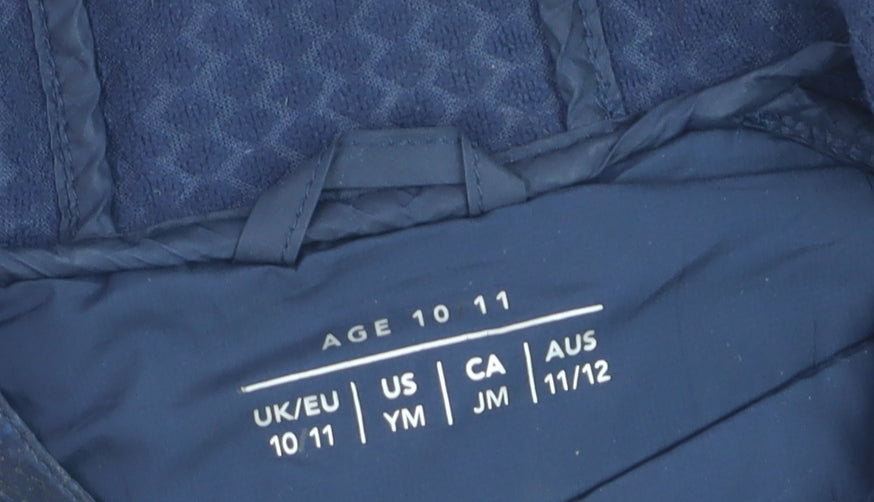 O’Neills Teens Blue Hooded Softshell Puffer Jacket Size 164