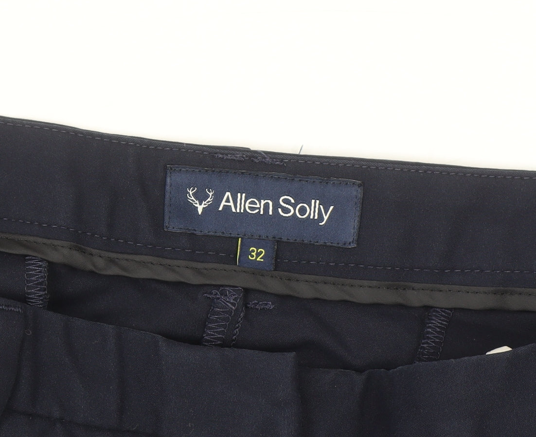 Allen Solly Men's Blue Slim Fit Chino Trousers Size 32