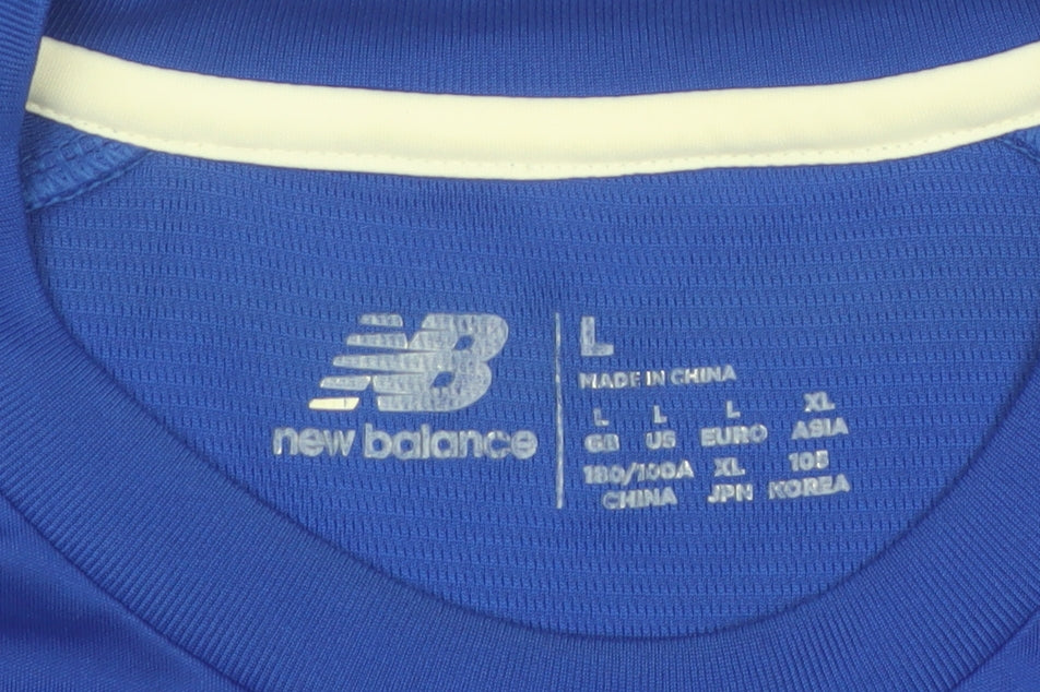 New Balance Men's Blue Athletic T-Shirt L Moisture Wicking Sports Top