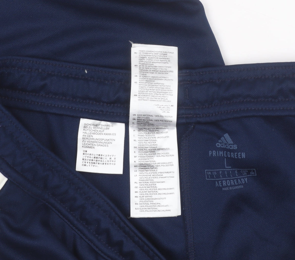 Adidas Men’s Navy Blue AEROREADY Slim Jogger Trousers L