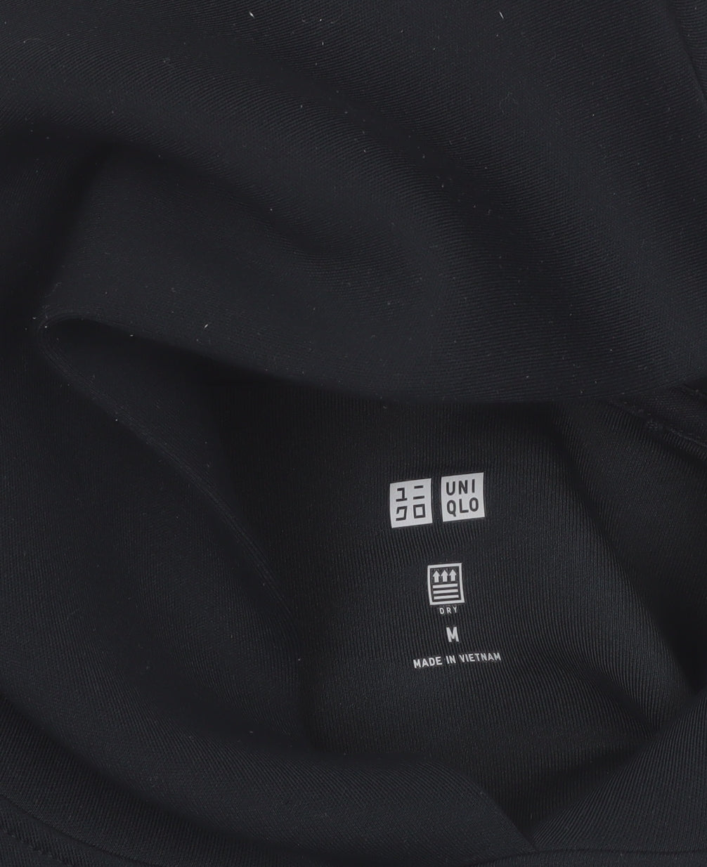 Uniqlo Women Black Medium Pullover Hoodie Polyester Blend