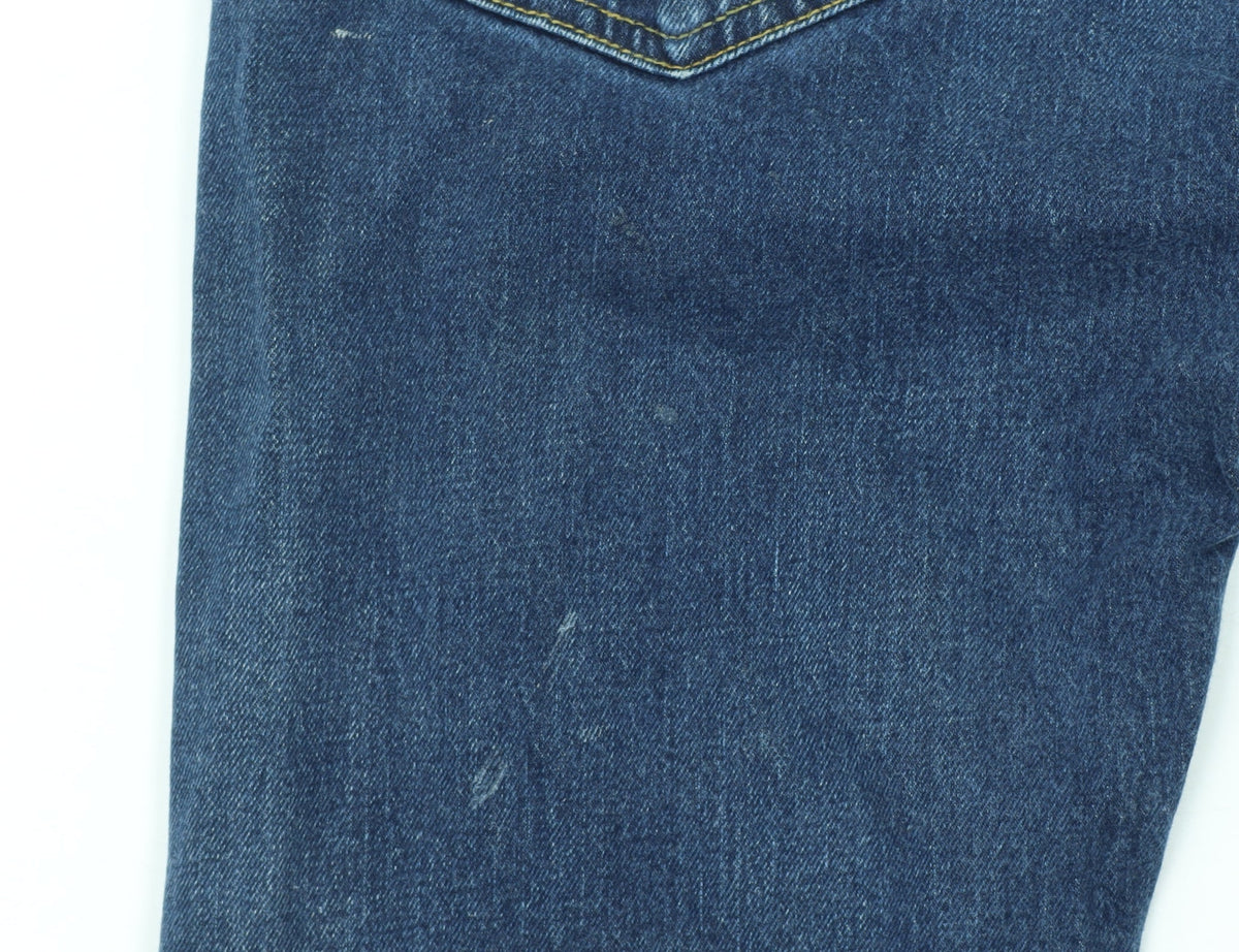 Levi’s 505 Men’s Blue Straight Jeans W32 L36 Mid Rise Denim
