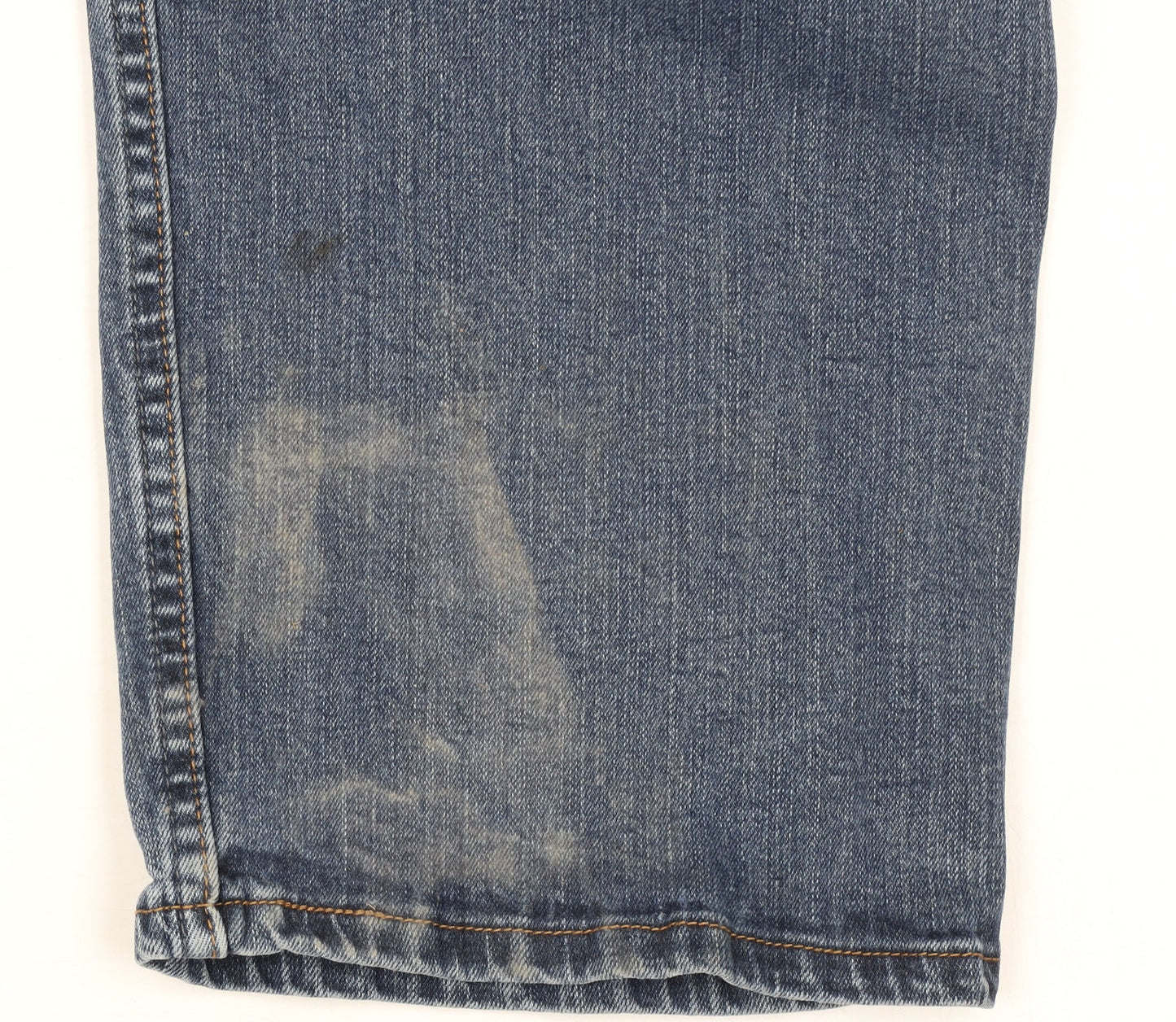 Wrangler Men's Blue Straight Fit Denim Jeans 46W 30L