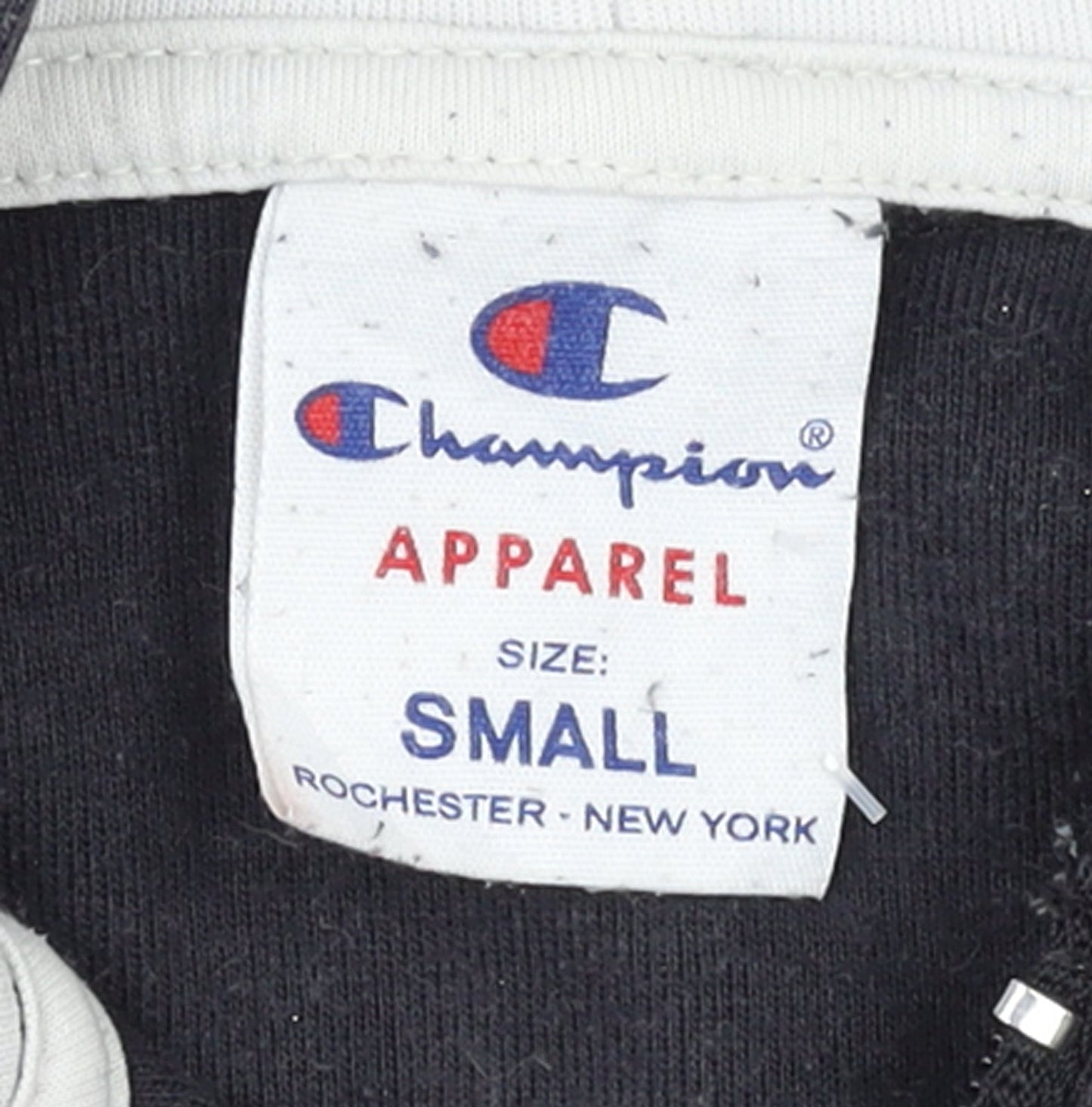 Champion Women's Black Small Full Zip Hoodie Fleece Lined Casual