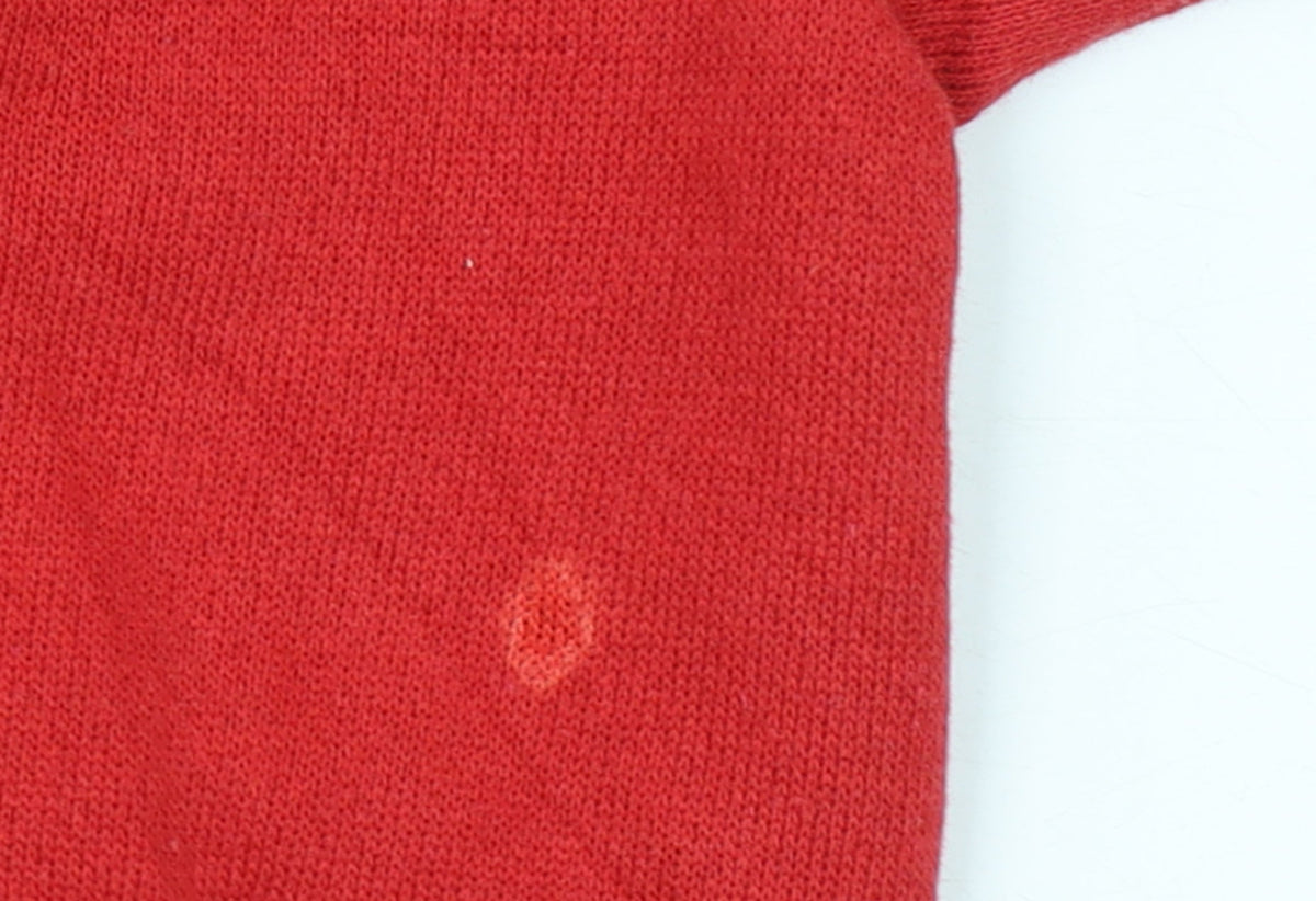 Tultex Women Red Dalmatian Graphic Sweatshirt XL Crew Neck Pullover