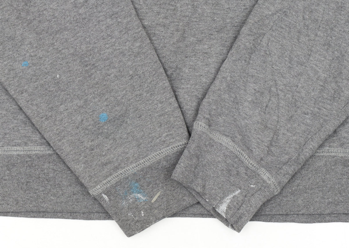 Aeropostale Women's Grey Pullover Sweatshirt XL Cotton Blend Athletics Logo
