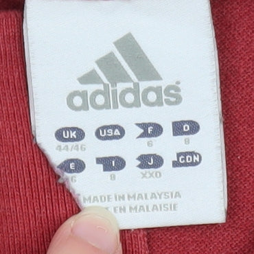 Adidas Men's Red Short Sleeve Polo Shirt Size XL Classic Fit