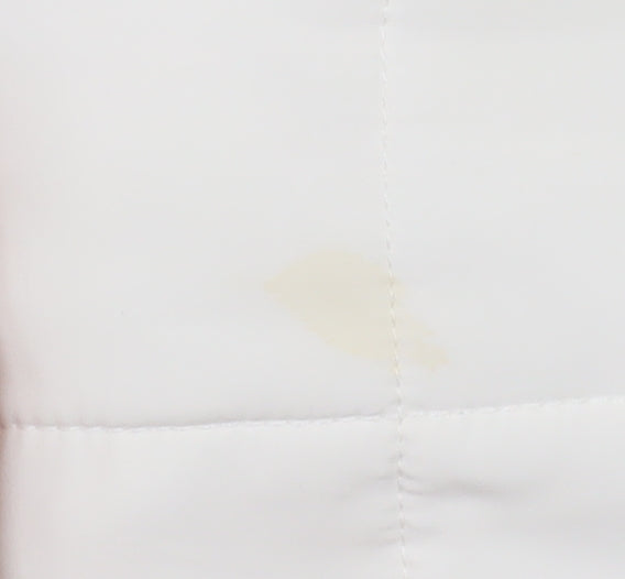 Woolworths Women's White Size 16 Puffer Jacket with Zip Pockets