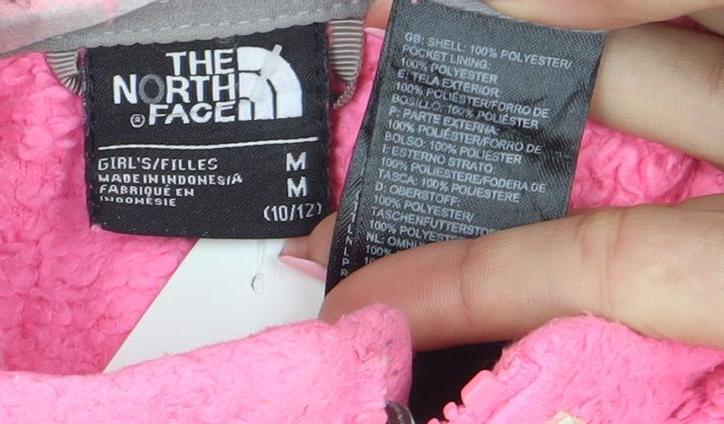 The North Face Teens Pink Full Zip Fleece Jacket M