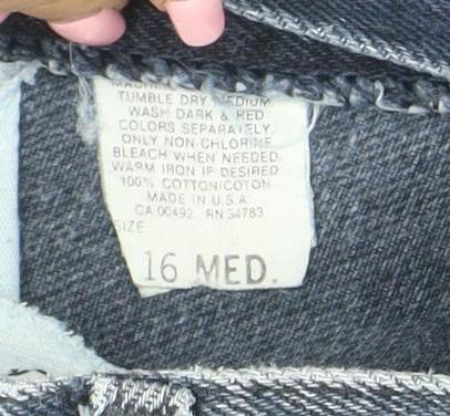Lee Womens Blue Straight Leg Denim Jeans Size 16 Regular Fit