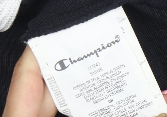 Champion Mens Black Small Pullover Hoodie MLB Graphic Cotton