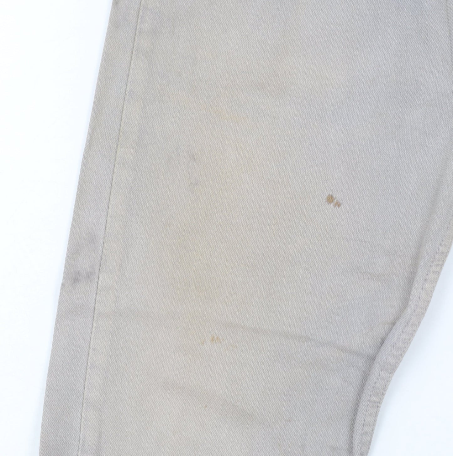 Levi's 501 Men's Grey Button Fly Straight Jeans W32 L34