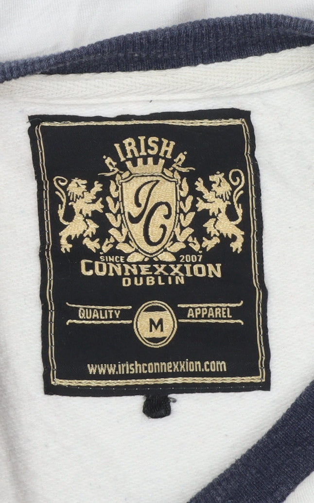Irish Connexxion Women's Blue & White Dublin Pullover Sweatshirt M